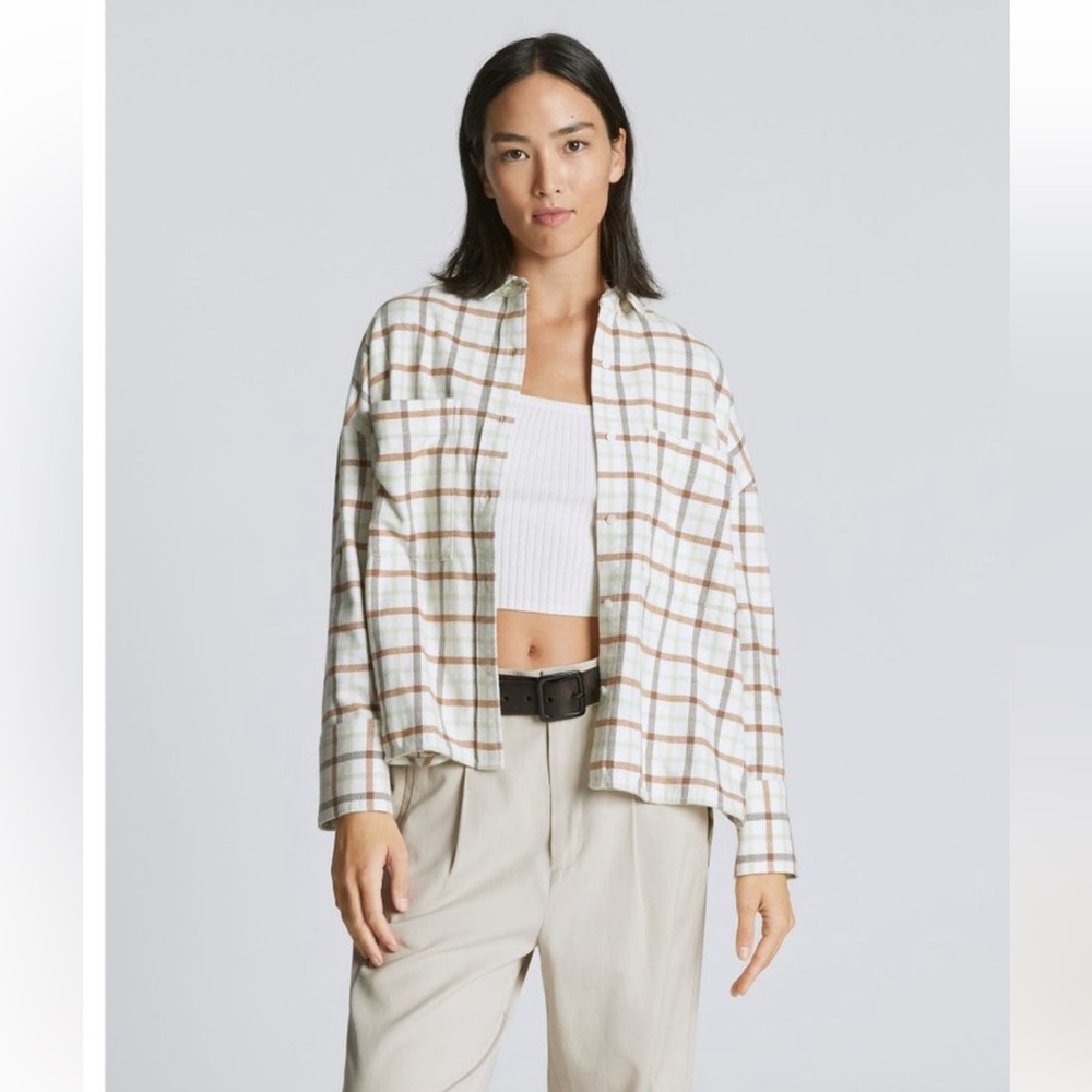 Everlane The Boxy Flannel Shirt